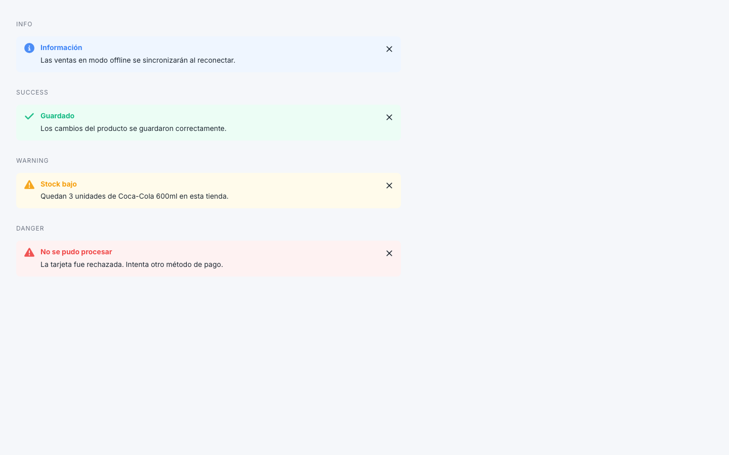 app Banner / Inline Alert