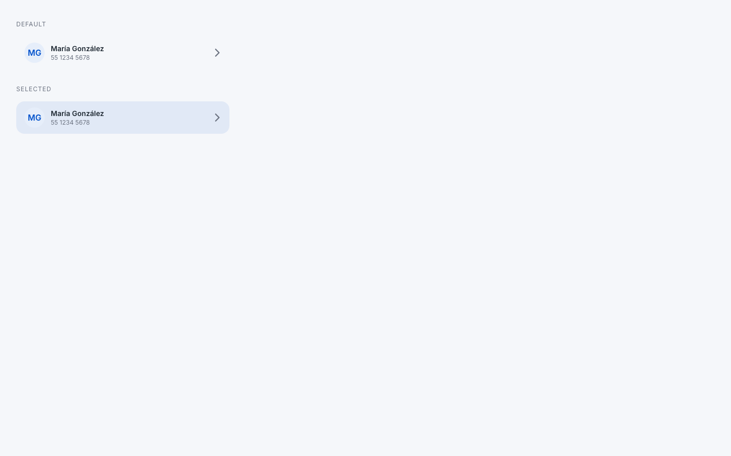 app Customer Row