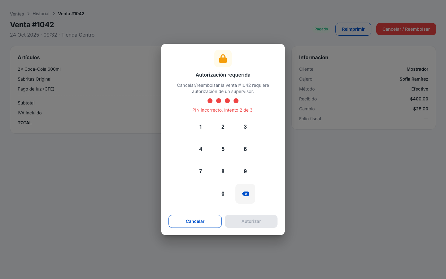 app w31-rechazo-pin