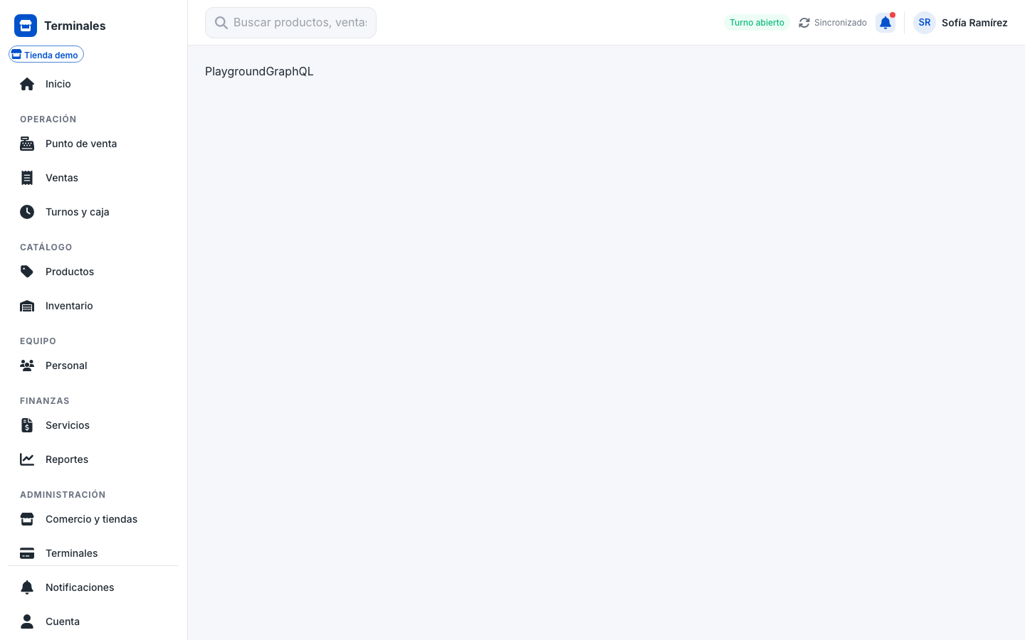 app Playground del design system