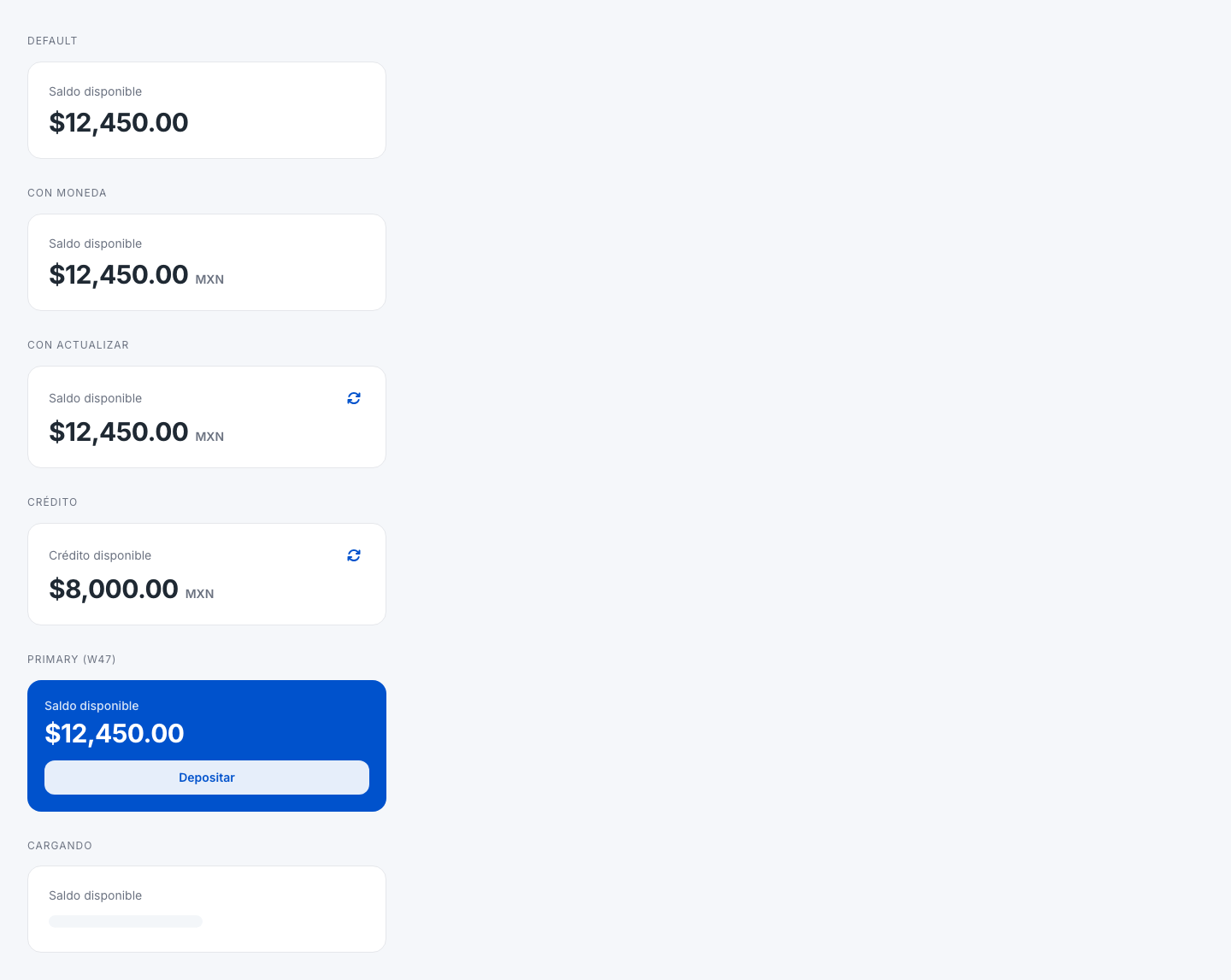 app Balance Card