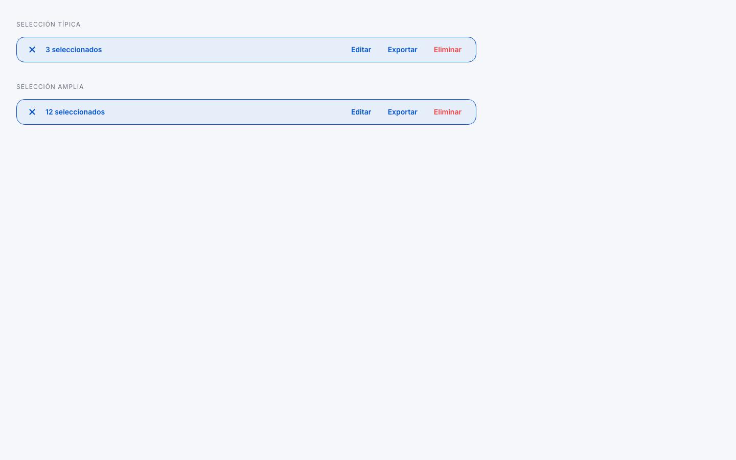 app Bulk Action Bar