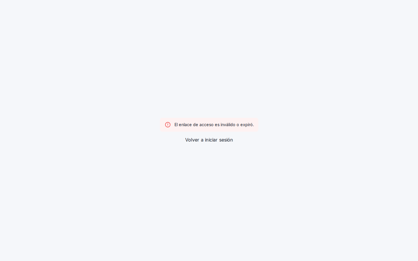 app Callback de login (OAuth / magic link)